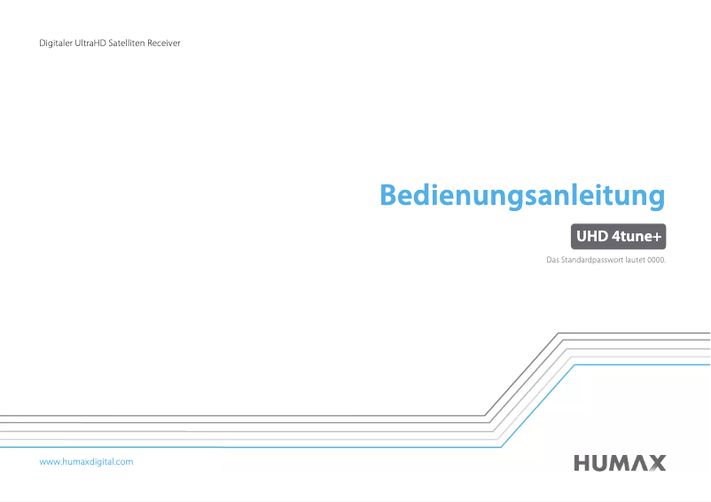 Page 1 de la notice Manuel utilisateur Humax UHD 4tune+