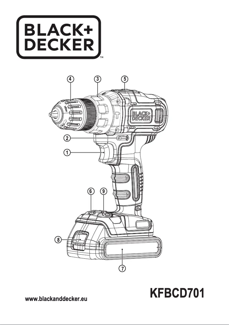 Page n°1 - Manuel utilisateur Black & Decker KFBCD701