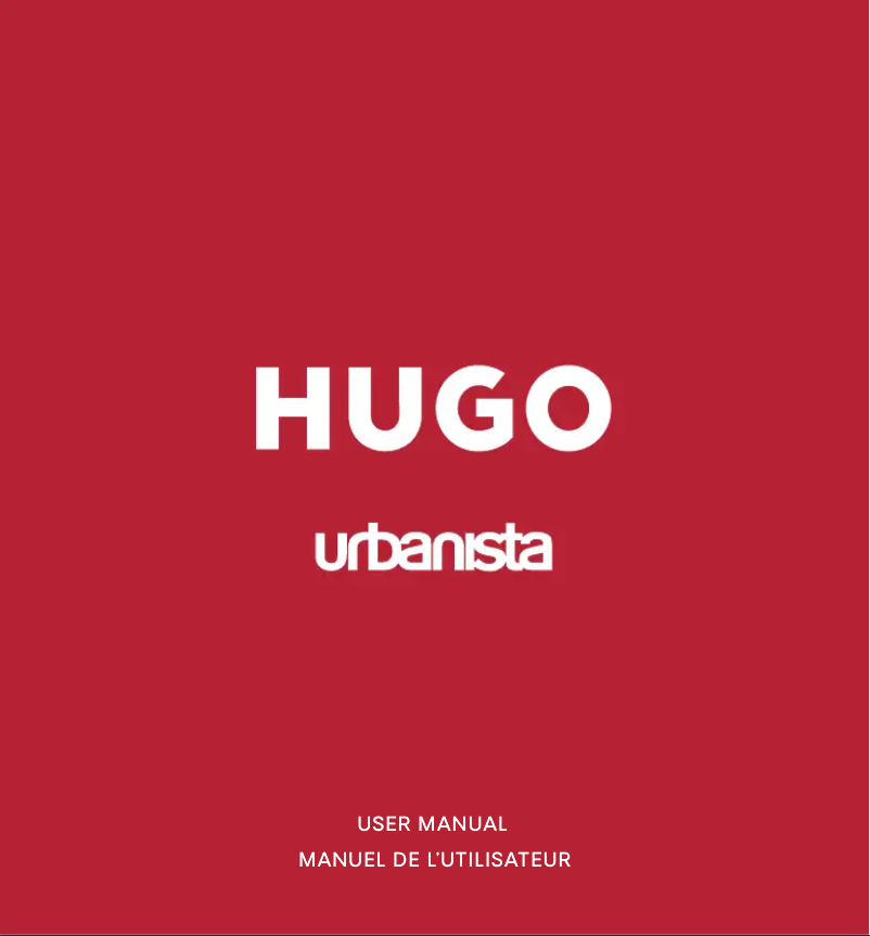 Page 1 de la notice Manuel utilisateur Urbanista Hugo