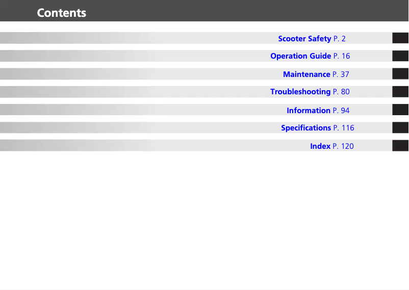 Imagen de la primera página del manual del dispositivo Abs Wing (2012)