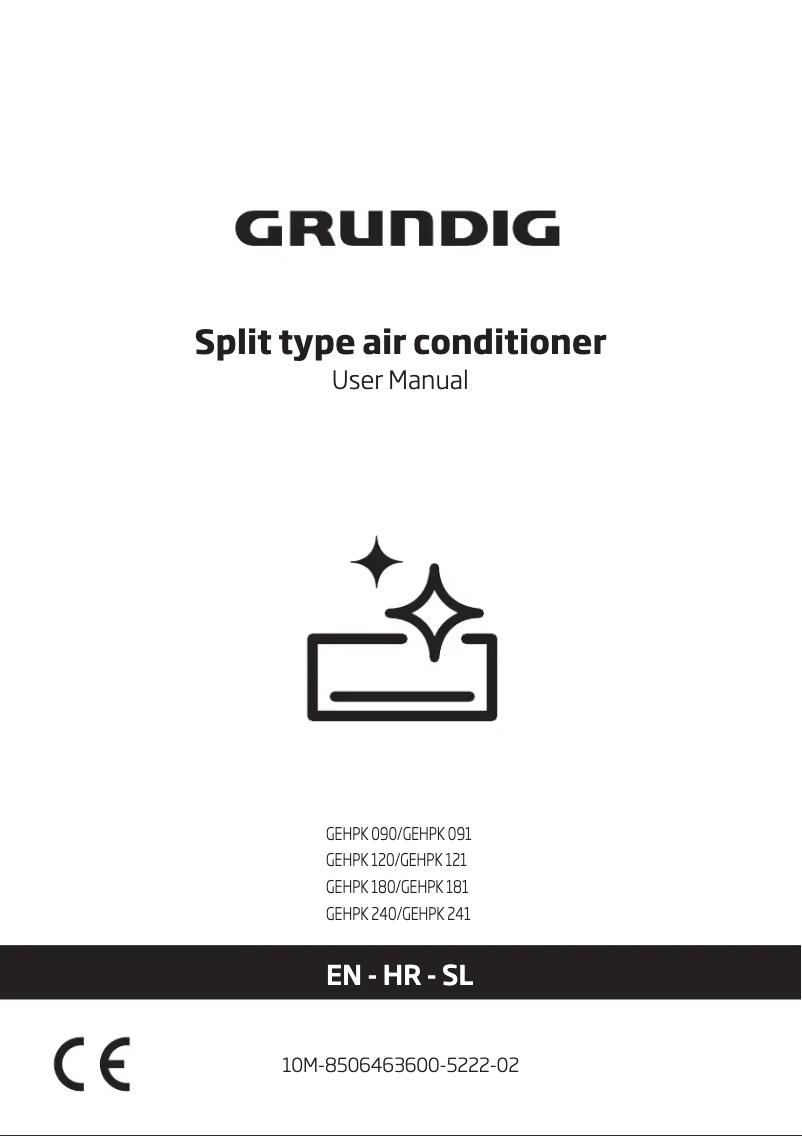 Page n°1 - Manuel utilisateur Grundig GEHPK 180 / GEHPK 181
