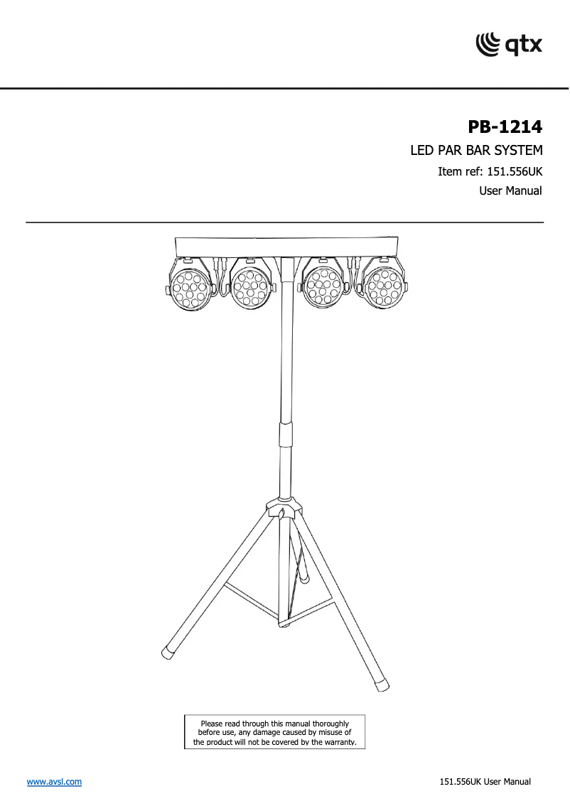 Image de la première page du manuel de l'appareil PB-1214