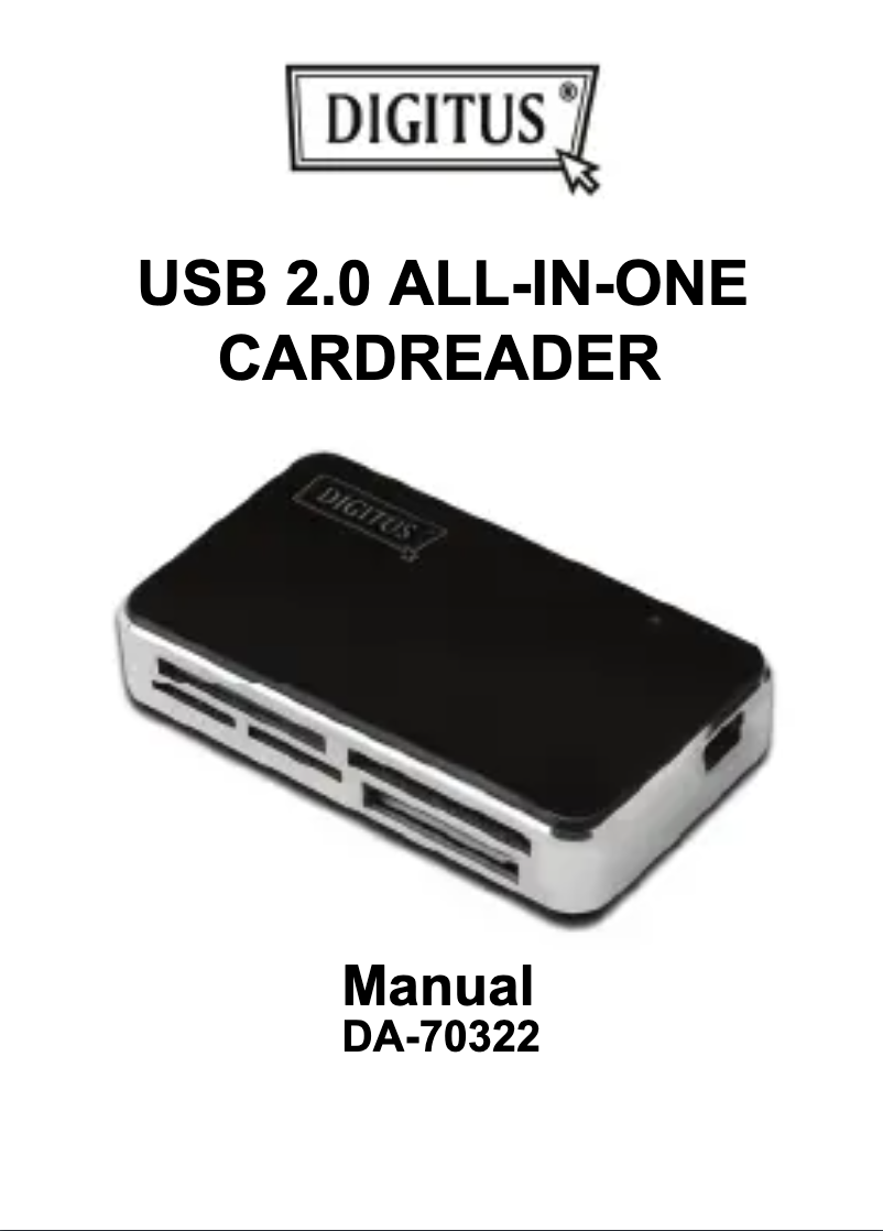 Page n°1 - Manuel utilisateur Digitus DA-70322-1