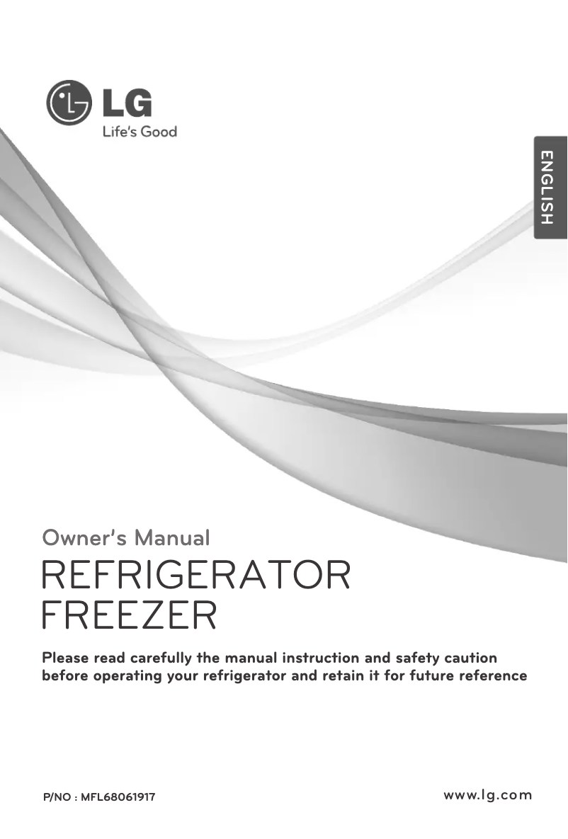 Page 1 de la notice Manuel utilisateur LG GN-B242RLC