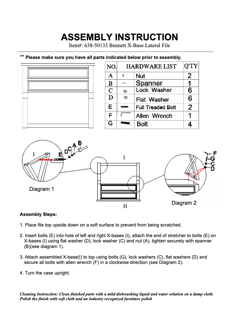 Image de la première page du manuel de l'appareil 638-50133