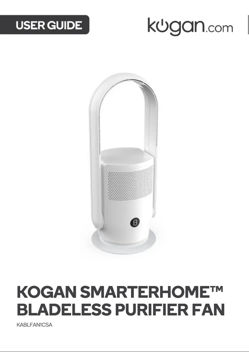 Image de la première page du manuel de l'appareil KABLFAN1CSA
