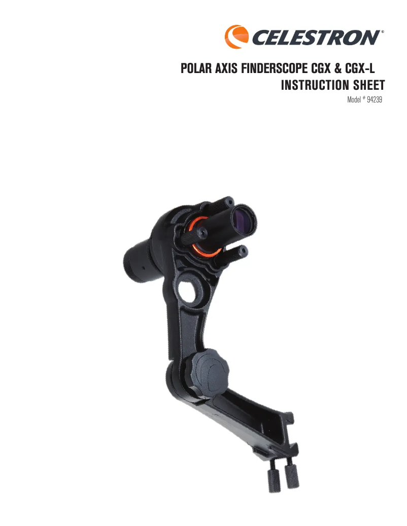 Página 1 del manual Manual de usuario Celestron CGX-L Equatorial 925