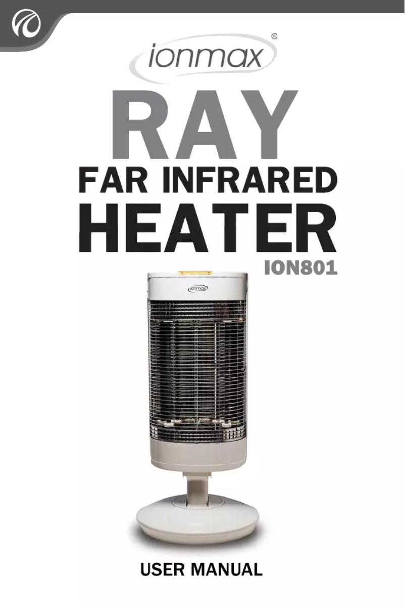 Image de la première page du manuel de l'appareil Ray ION801