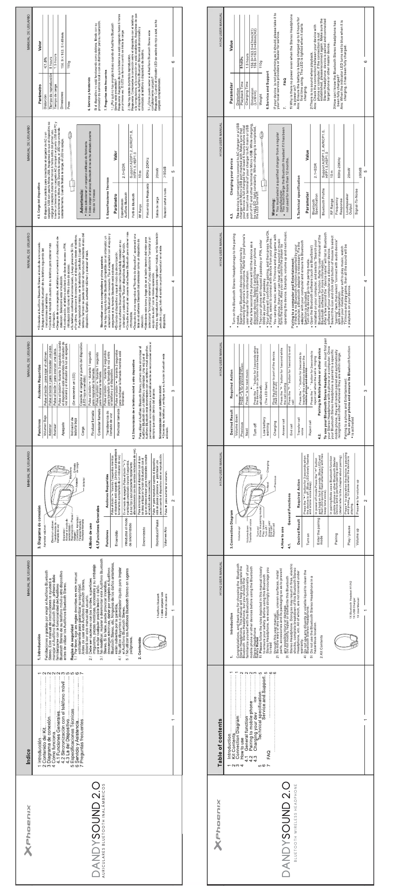 Image de la première page du manuel de l'appareil Dandy Sound 2