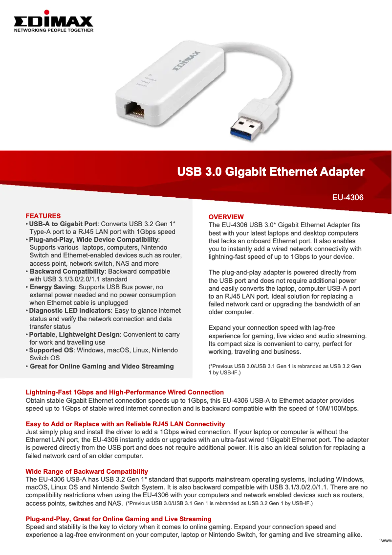 Image de la première page du manuel de l'appareil EU-4306