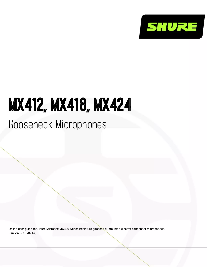 Image de la première page du manuel de l'appareil MX424