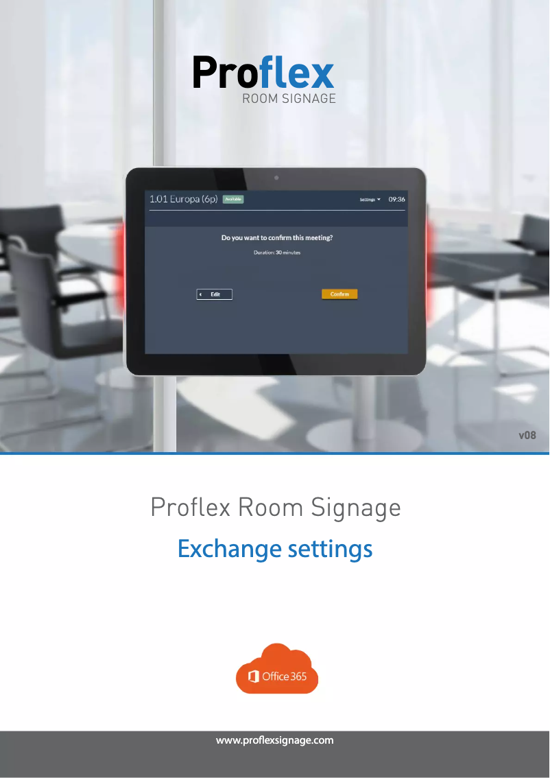 Image de la première page du manuel de l'appareil PROFLEX3YEAR-EXT