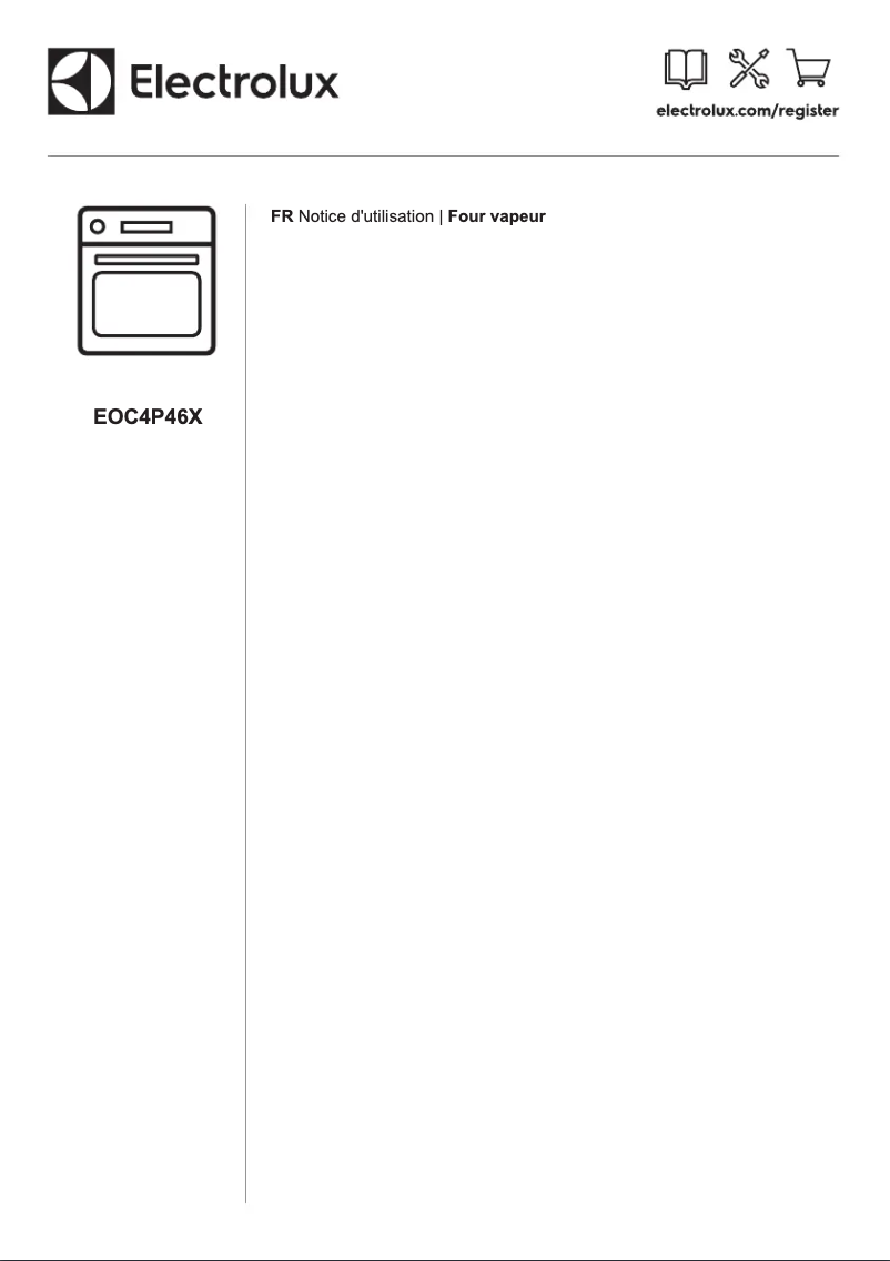 Page 1 de la notice Manuel utilisateur Electrolux EOC4P46X
