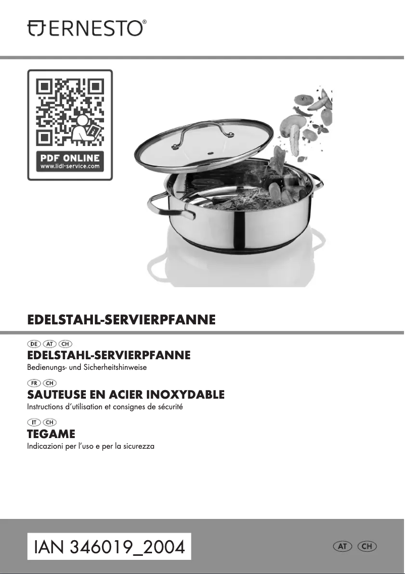 Page n°1 - Manuel utilisateur Ernesto IAN 346019