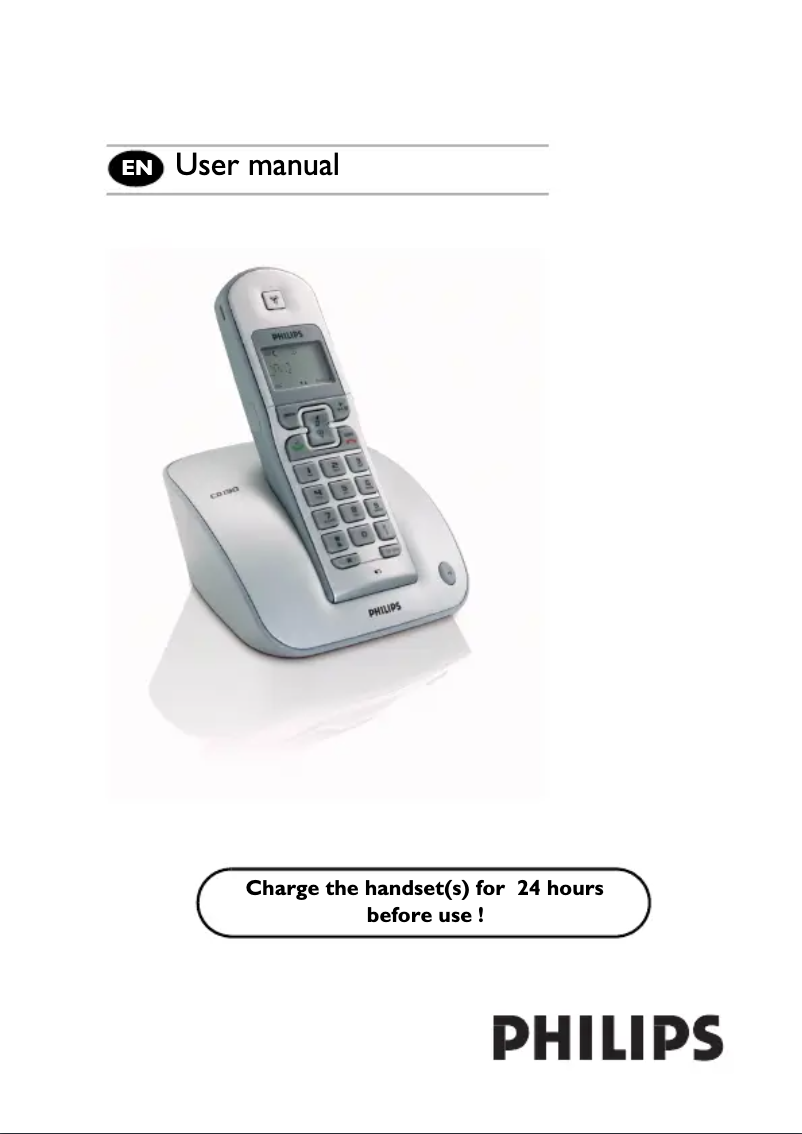 Imagen de la primera página del manual del dispositivo CD1303S