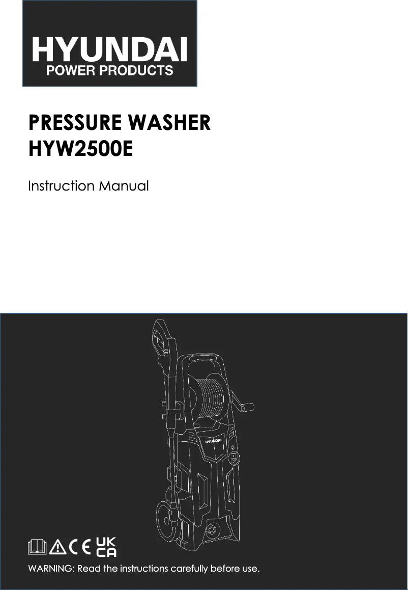 Page n°1 - Manuel utilisateur Hyundai HYW2500E