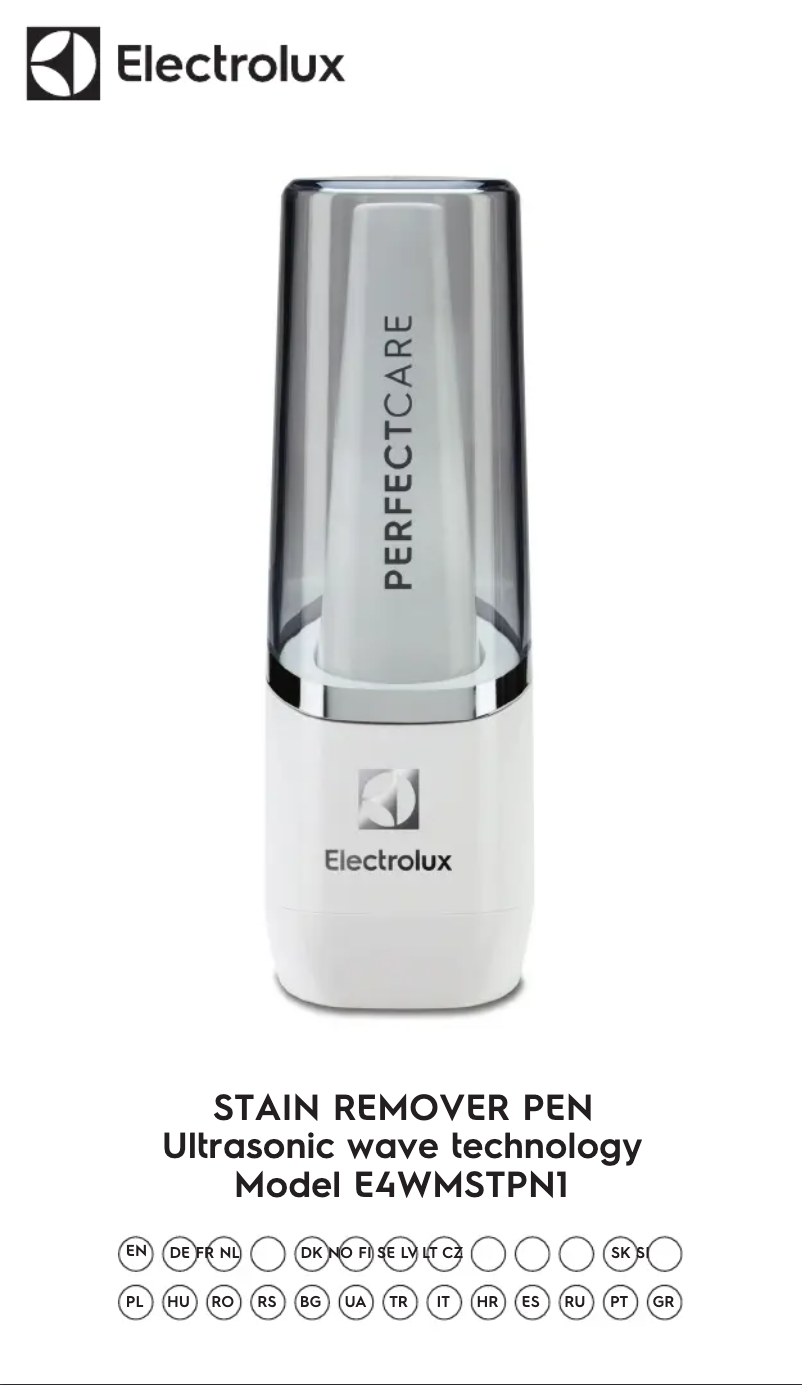 Page 1 de la notice Manuel utilisateur Electrolux E4WMSTPN1