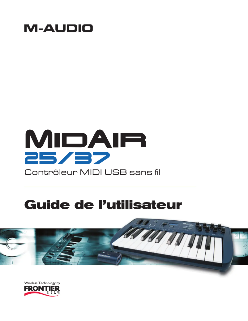 Page 1 de la notice Manuel utilisateur M-Audio MidAir 25