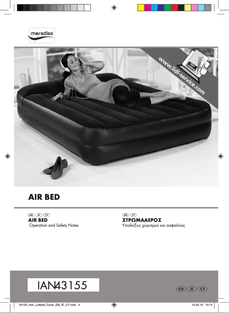 Image de la première page du manuel de l'appareil IAN 43155