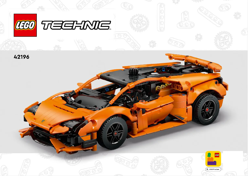 Page 1 de la notice Manuel utilisateur Lego Technic 42196