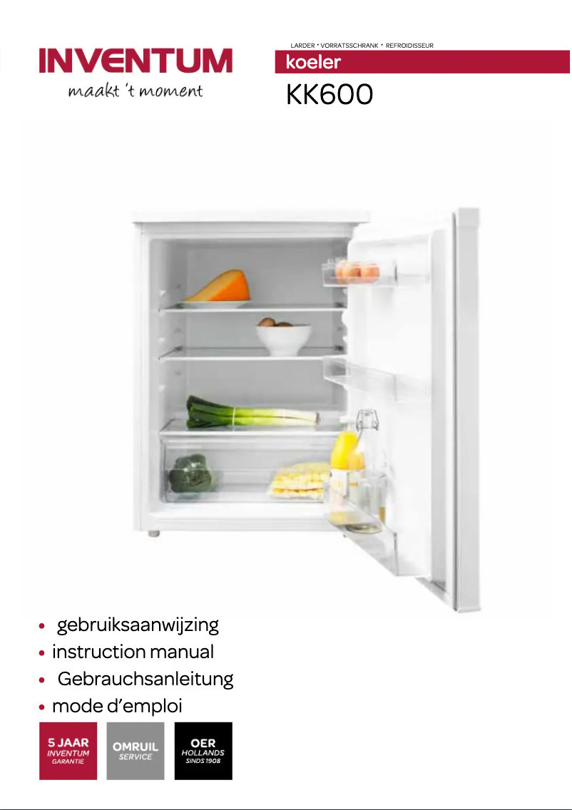 Image de la première page du manuel de l'appareil KK600