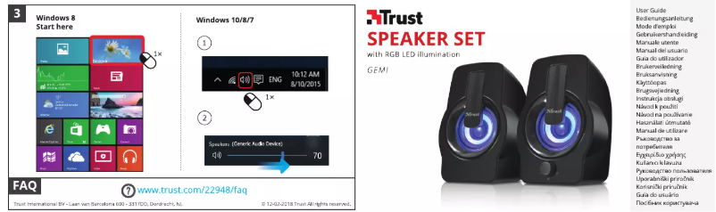 Image de la première page du manuel de l'appareil Gemi RGB 2.0 22948