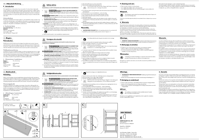 Página 1 del manual Manual de usuario Powerfix IAN 292056