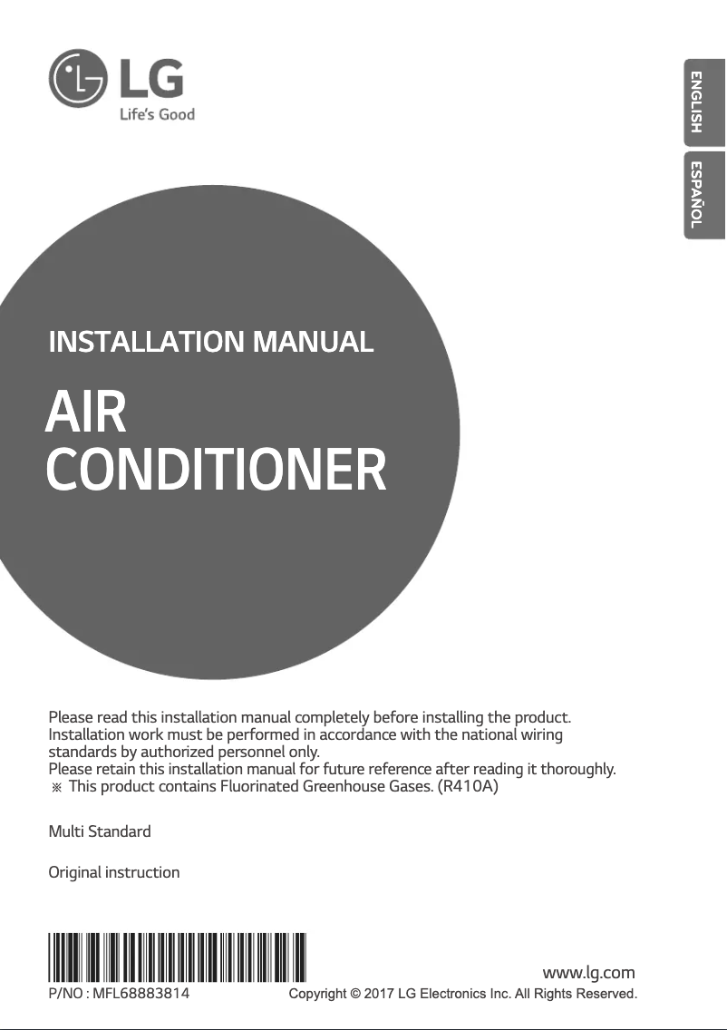 Page n°1 - Manuel utilisateur LG A3UW24GFAA