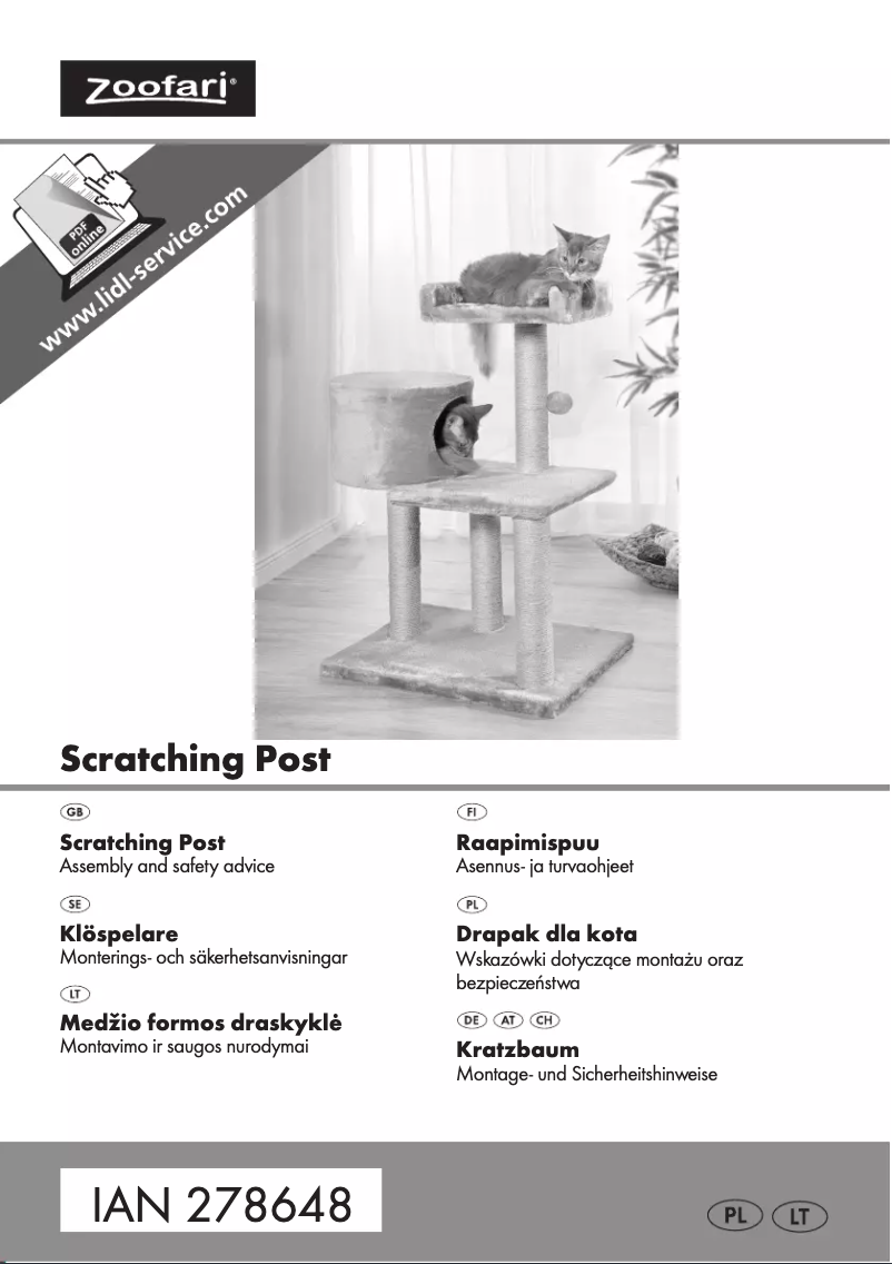 Página 1 del manual Manual de usuario Zoofari IAN 278648