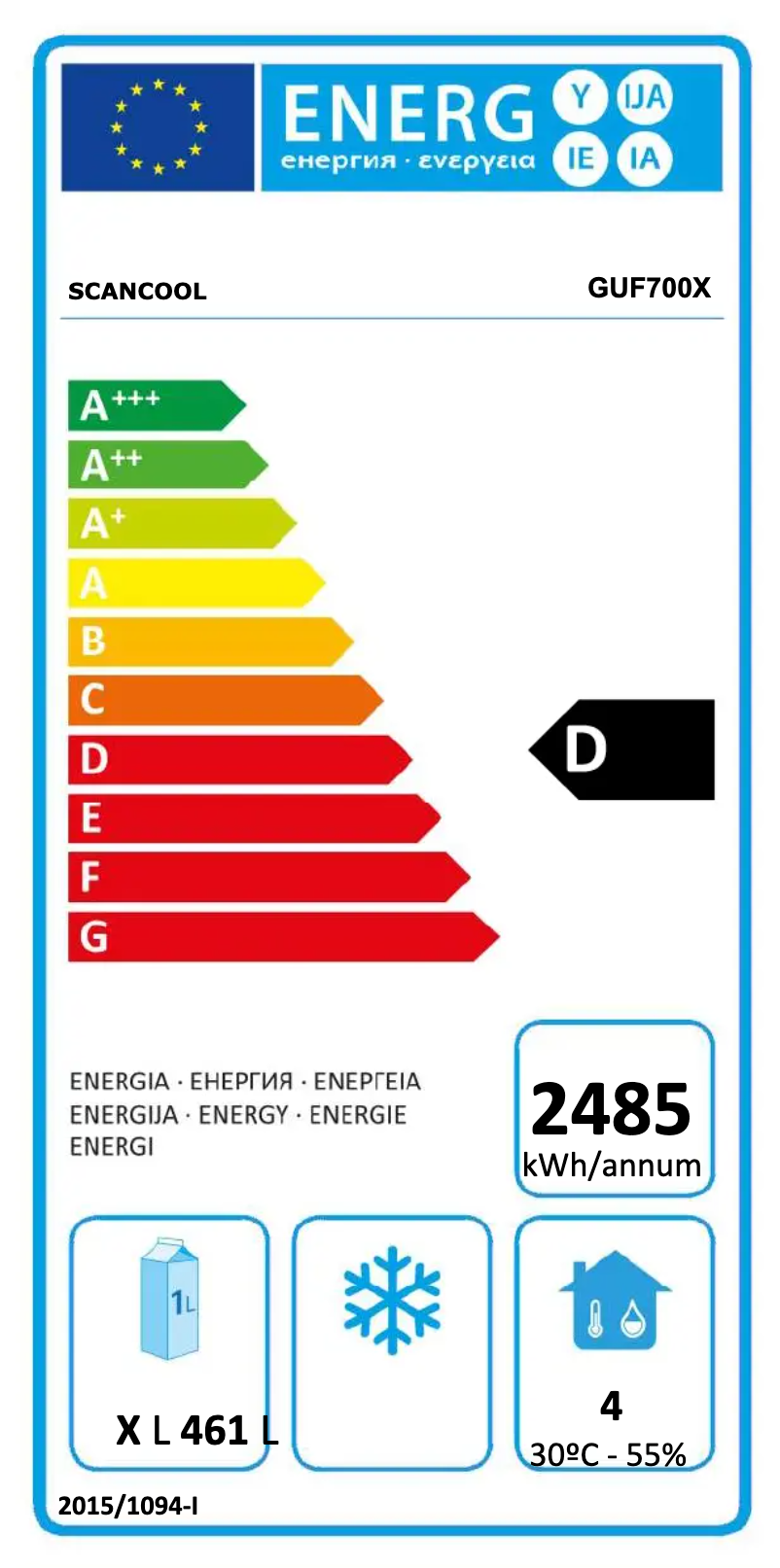 Image de la première page du manuel de l'appareil GUF700X
