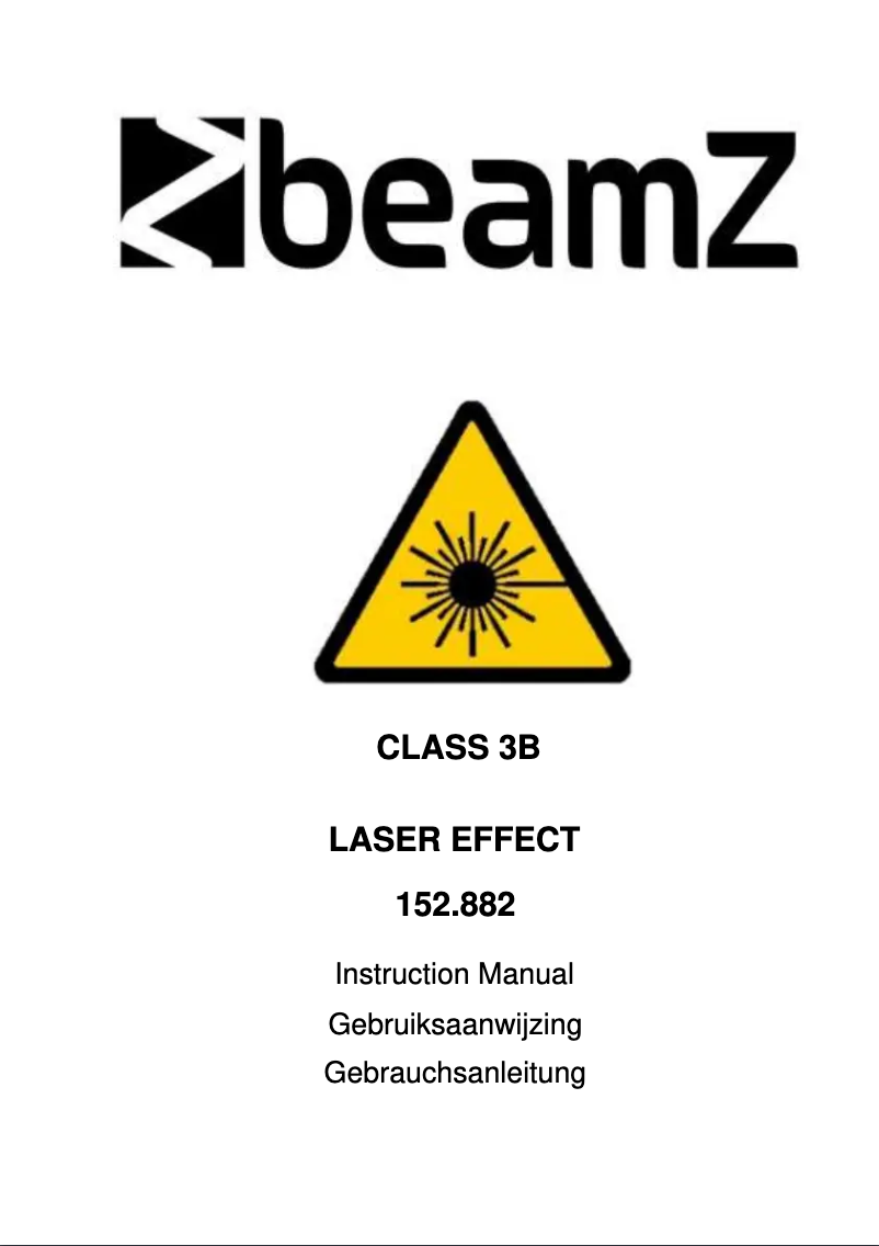 Página 1 del manual Manual de usuario BeamZ LS-FC12 152.882