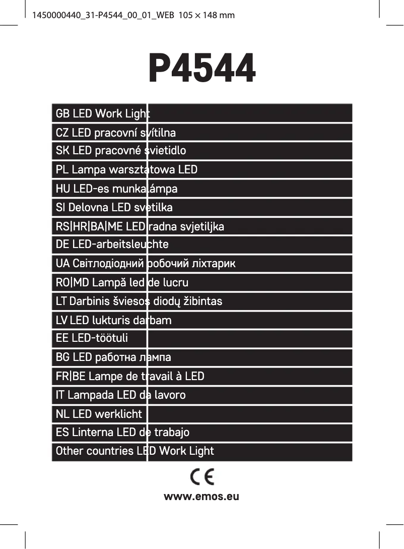 Página 1 del manual Manual de usuario Emos P4544