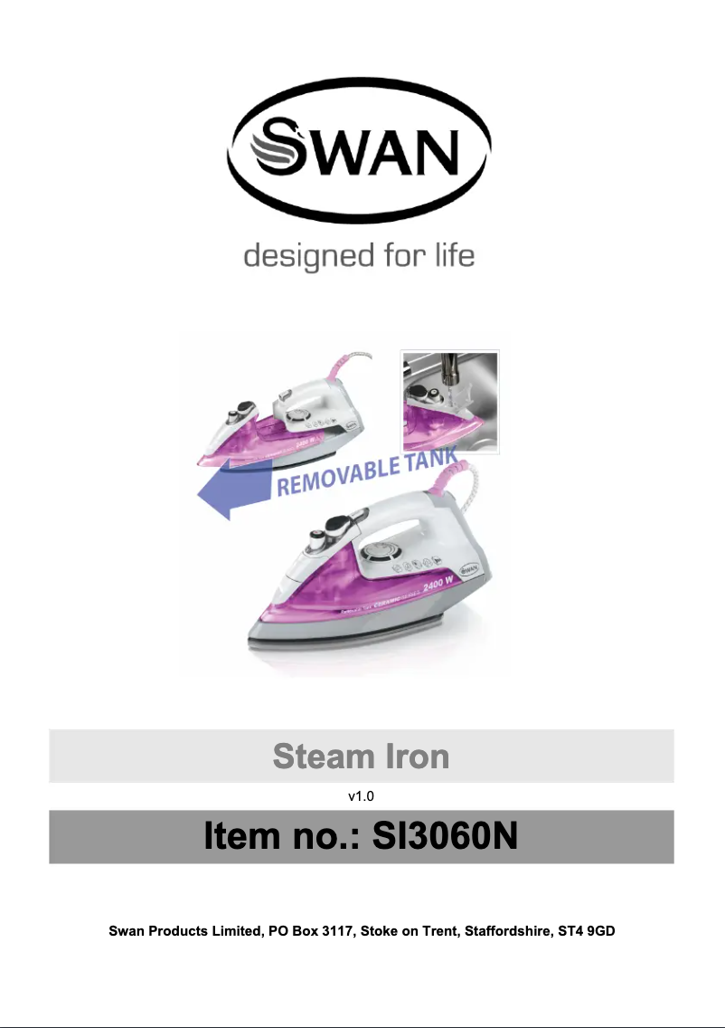 Página 1 del manual Manual de usuario Swan SI3060N