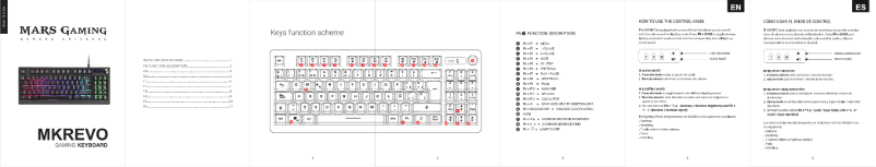 Image de la première page du manuel de l'appareil MKREVO