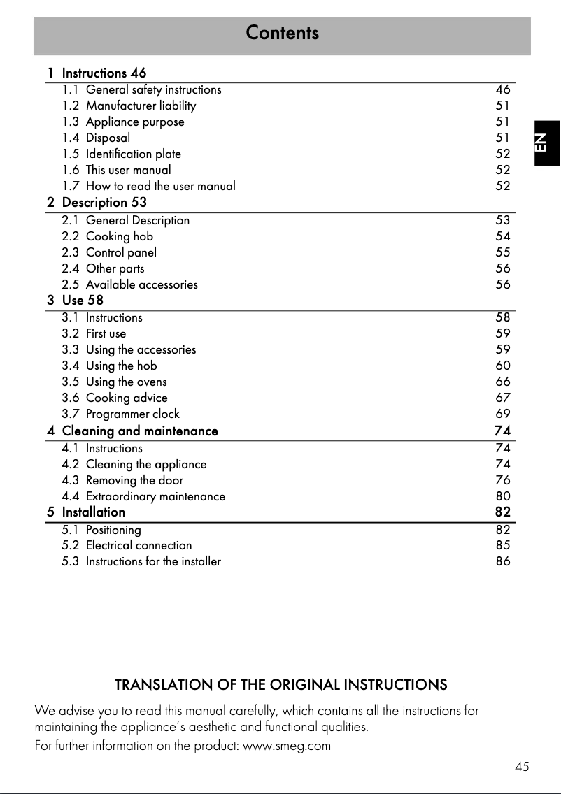 Imagen de la primera página del manual del dispositivo TR62IBL
