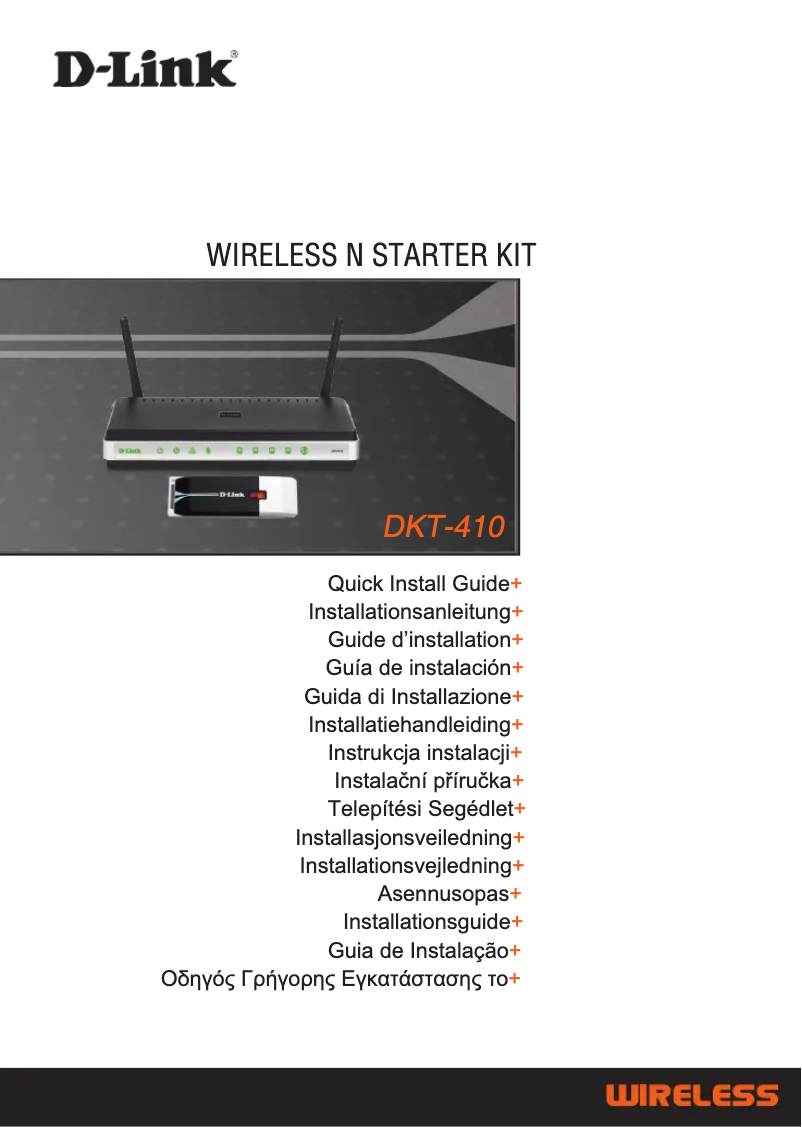 Página 1 del manual Manual de usuario D-Link DKT-410