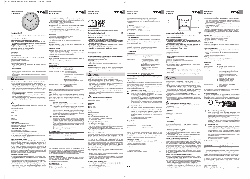 Image de la première page du manuel de l'appareil 60.3522