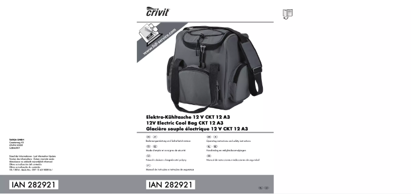 Página 1 del manual Manual de usuario Crivit CKT 12 A3