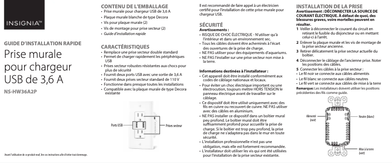 Página 1 del manual Manual de usuario Insignia NS-HW36A2P
