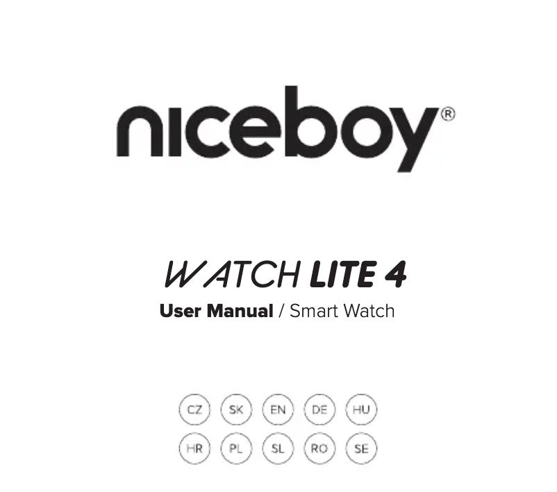 Page n°1 - Manuel utilisateur Niceboy WATCH Lite 4