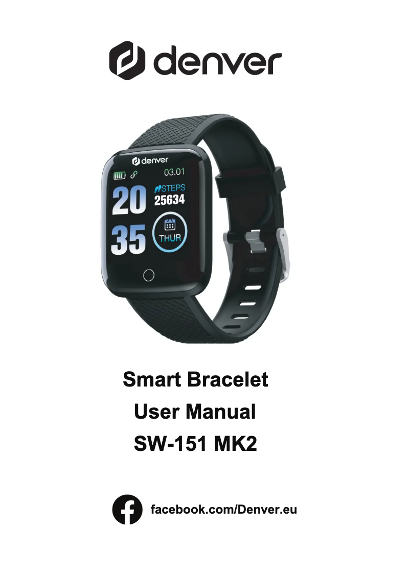 Image de la première page du manuel de l'appareil SW-151 MK2