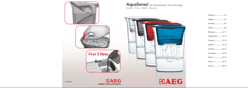 Image de la première page du manuel de l'appareil AWFSJ1