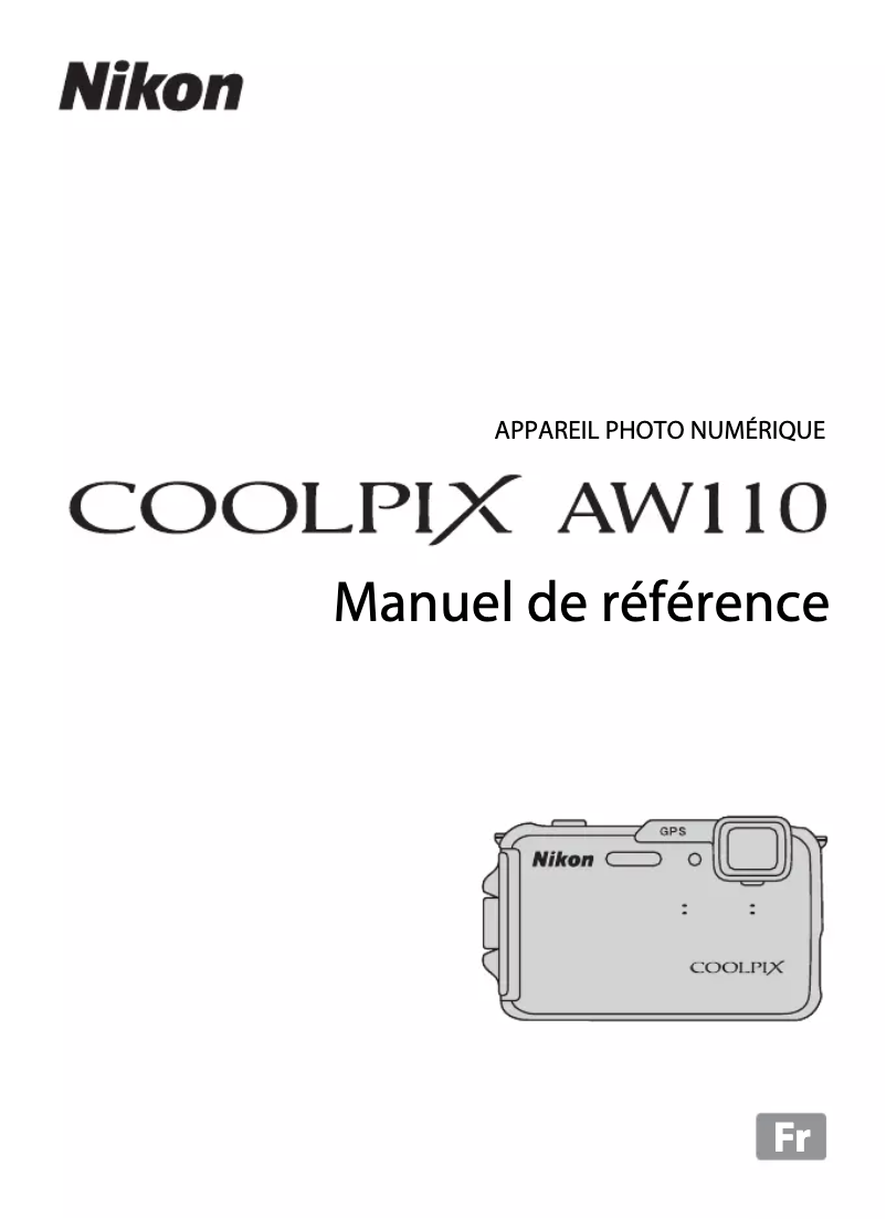 Image de la première page du manuel de l'appareil Coolpix AW110