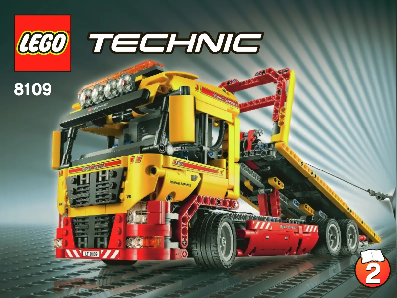 Page n°1 - Manuel utilisateur Lego Technic 8109
