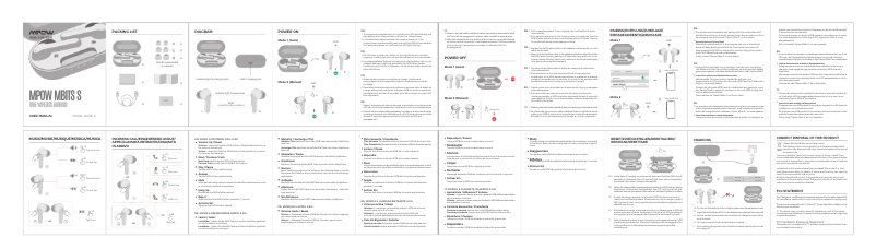 Page n°1 - Manuel utilisateur Mpow MBits S