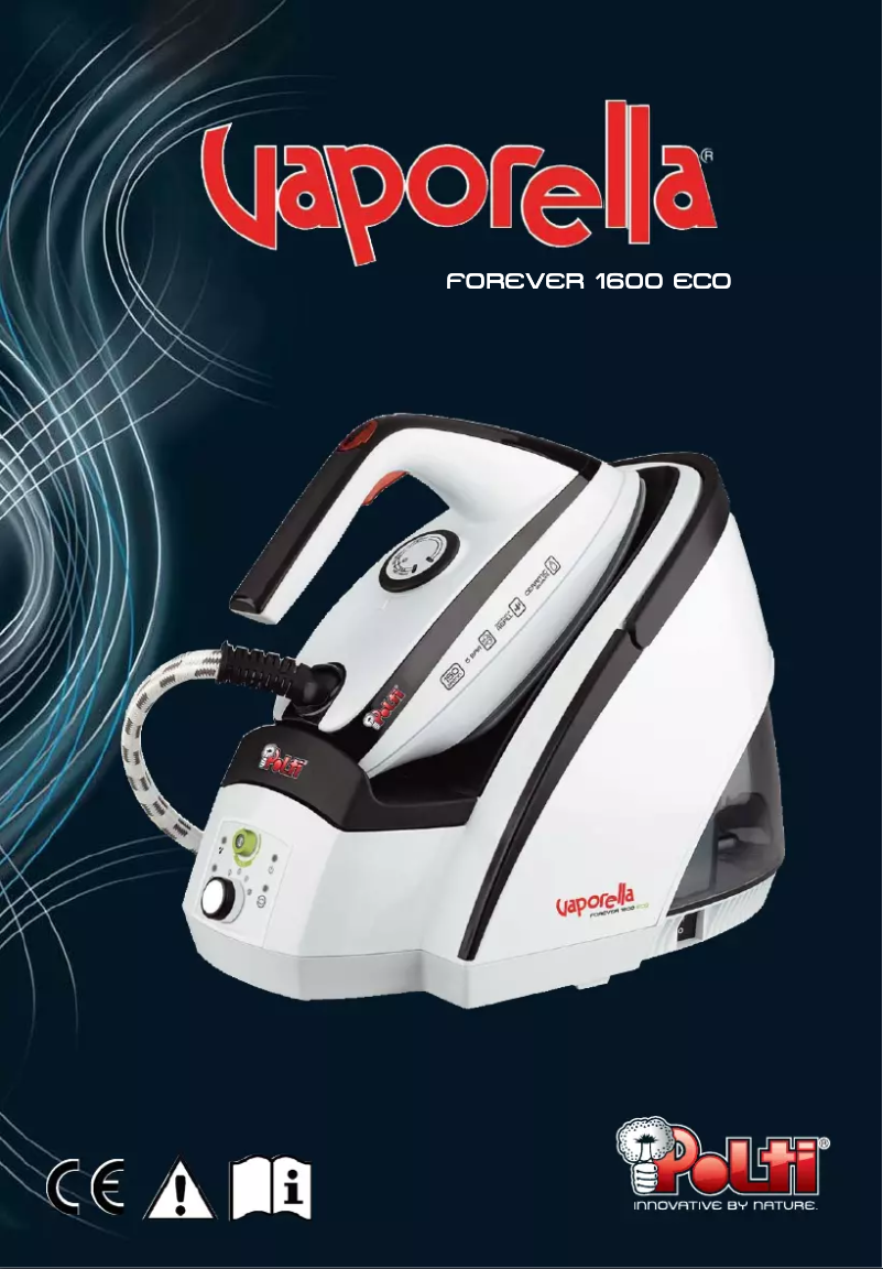 Page 1 de la notice Manuel utilisateur Polti Vaporella Forever 1600 ECO