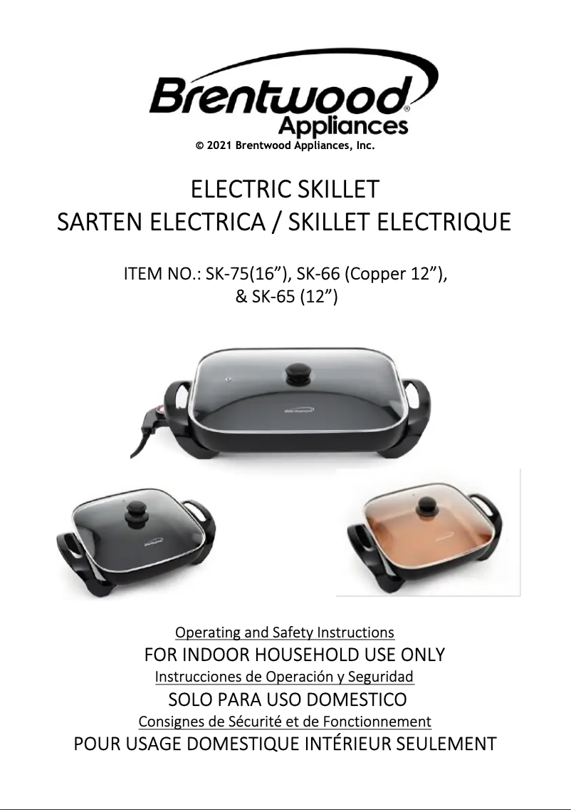 Image de la première page du manuel de l'appareil SK-65