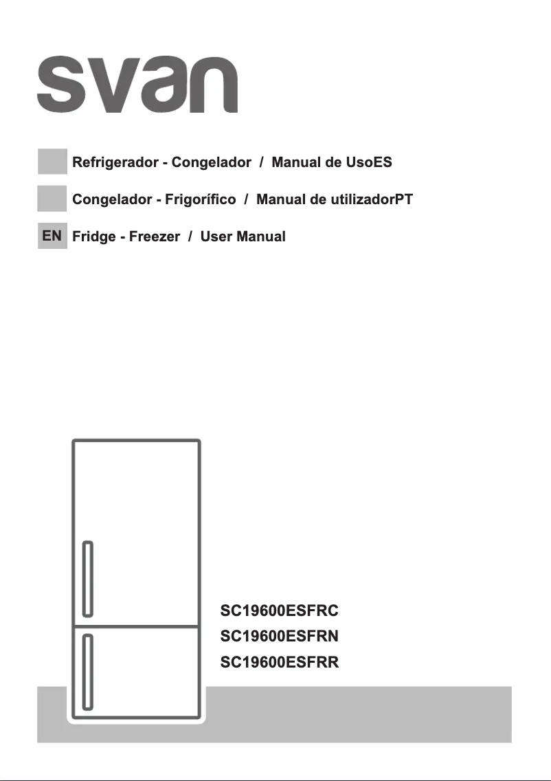 Page 1 de la notice Manuel utilisateur SVAN SC19600ESFRN