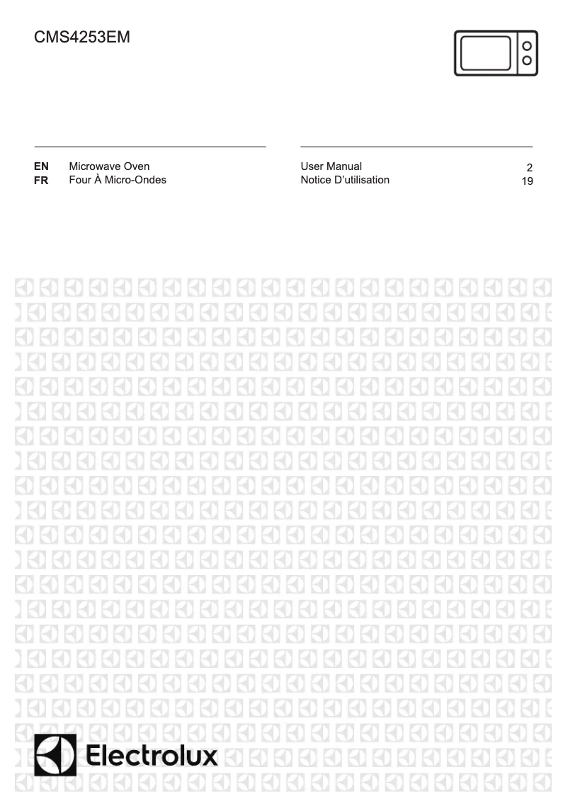 Page 1 de la notice Manuel utilisateur Electrolux CMS4253EMX