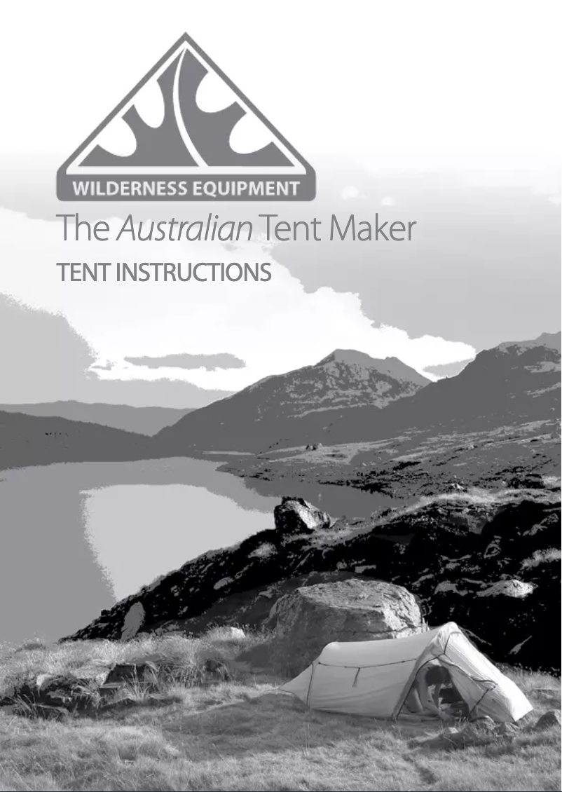 Page n°1 - Manuel utilisateur Wilderness Equipment I-Explore 2